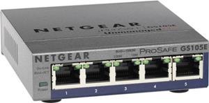 Netgear GS105E-200PES GS105E Netzwerk Switch 5 Port 1 GBit/s Netzwerk-Switch