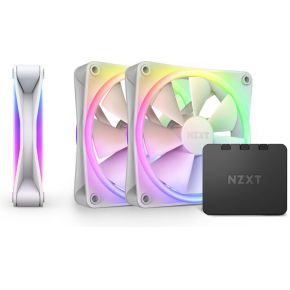 NZXT F120 RGB DUO - 120mm RGB Fan - Triple - White