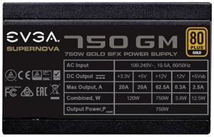 EVGA SuperNOVA 750 PC Netzteil 750W SFX 80PLUS Gold