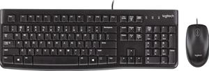 Logitech MK120 - keyboard and mouse set - QWERTZ - German - Tastatur & Maus Set - Deutsch - Schwarz