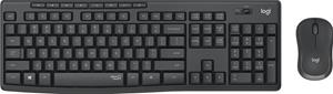 Logitech MK295 Silent Wireless Combo - Graphite - UK - Tastatur & Maus Set - Englisch - Schwarz