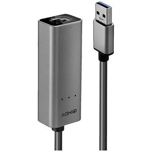 LINDY 43313 Netwerkadapter 2.5 GBit/s USB 3.2 Gen 1 (USB 3.0), Gigabit-LAN (1/2.5 Gbit/s), RJ45
