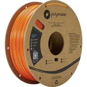 Polymaker PB01022 PolyLite Filament PETG hitzebeständig, hohe Zugfestigkeit 2.85mm 1000g Orange 1St.