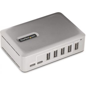 StarTech.com 7-Port USB-C Hub 5x USB-A + 2x USB-C Self-Powered w/ 65W Power Supply USB 3.1 10Gbps Hub w/ BC1.2 Charging USB-Hubs - 7 - Grau