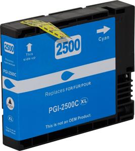 Huismerk Canon PGI-2500XL C cartridge cyaan