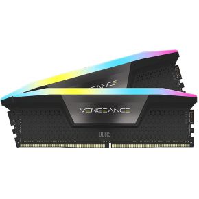 Corsair Vengeance RGB DDR5-6000 - 48GB - CL36 - Dual Channel (2 Stück) - Unterstützt Intel XMP - Schwarz mit RGB