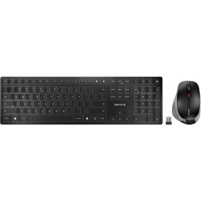 Cherry DW 9500 SLIM - Tastatur & Maus Set - Englisch - Grau