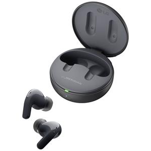 LG TONE Free DT60Q In Ear oordopjes Bluetooth Stereo Zwart Noise Cancelling Oplaadbox