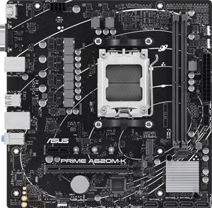 Asus PRIME A620M-K Mainboard Sockel (PC) AMD AM5 Formfaktor (Details) Micro-ATX Mainboard-Chipsatz A
