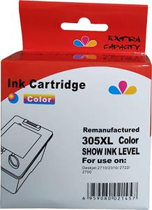 Huismerk HP 305XL cartridge kleur met inktniveau
