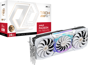 ASRock Grafikkarte AMD Radeon RX 7900 XTX Taichi White OC 24GB GDDR6-RAM PCIe x16 HDMI, DisplayPor