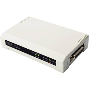 Digitus DN-13006-1 Netzwerk Printserver LAN (10/100MBit/s), USB, Parallel (IEEE 1284)