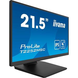Iiyama ProLite T2252MSC-B2 computer monitor 54,6 cm (21.5) 1920 x 1080 Pixels Full HD LCD Touchscreen Zwart