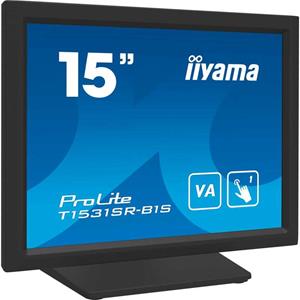 Iiyama ProLite T1531SR-B1S computer monitor 38,1 cm (15) 1024 x 768 Pixels XGA LCD Touchscreen Zwart