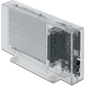 Delock Festplatten-Gehäuse 42622 - Externes Dual Gehäuse für 2 x 2.5 SATA HDD / SSD...