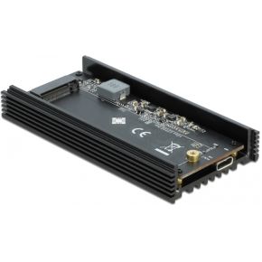 Delock Festplatten-Gehäuse 42000 - Externes Gehäuse für M.2 NVMe PCIe SSD...