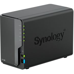 Synology DiskStation DS224+ NAS 2-Bay 2,5"/3,5" SATA HDD/SSD, 2x Gigabit LAN, 2x USB 3.0, 2GB RAM
