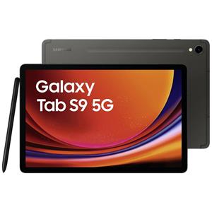 Samsung Galaxy Tab S9 LTE/4G, 5G, WiFi 128GB Graphit Android-Tablet 27.9cm (11 Zoll) 2.0GHz, 2.8GHz,