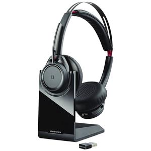 POLY Voyager Focus UC Computer On Ear Headset Bluetooth Stereo Schwarz Noise Cancelling Headset, i