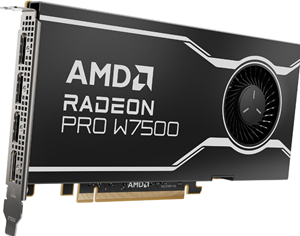 AMD Grafikkarte Radeon Pro W7500 8GB GDDR6-RAM PCIe x16 DisplayPort