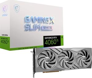 MSI GeForce RTX 4060 Ti GAMING X SLIM WHITE - Videokaart