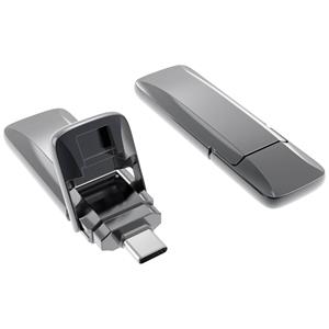 Xlyne 7651200 7651200 USB-stick 512 GB USB-C USB 3.2 (Gen 2) Grijs