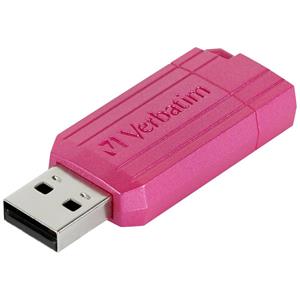 Verbatim USB DRIVE 2.0 PINSTRIPE USB-Stick 128GB Pink 49460 USB 2.0
