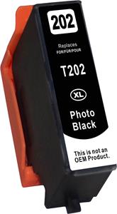 Huismerk Epson 202XL cartridge foto zwart