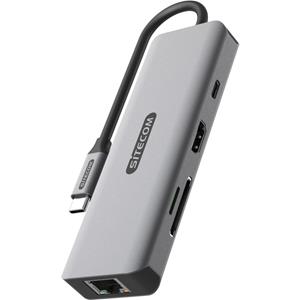 Sitecom 8-in-1 USB-C Power Delivery Multiport Adapter usb-hub