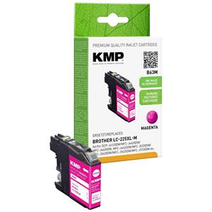 KMP Cartridge vervangt Brother LC225XLM Compatibel Single Magenta B63M 1530,4006
