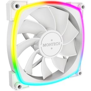 MONTECH RX120 PWM ARGB PC-Gehäuse-Lüfter Weiß, Grau (B x H x T) 120 x 120 x 25mm