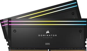 Corsair Dominator Titanium Schwarz 32GB (2x16GB) DDR5-6000 XMP Arbeitsspeicher, CL30, 1.4V