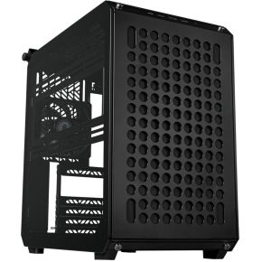 coolermaster Cooler Master Qube 500 Flatpack Midi-Tower PC-Gehäuse Schwarz Seitenfenster, 1 vorinstallierter Lü