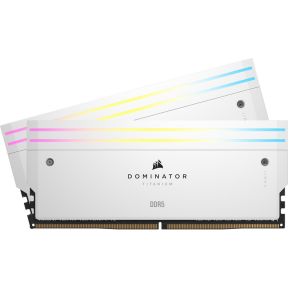 Corsair Dominator Titanium Weiß 32GB (2x16GB) DDR5-6000 XMP Arbeitsspeicher, CL30, 1.4V