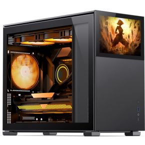 Jonsbo D31 screen - black - Case - Minitower - Zwart