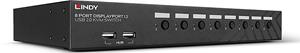 LINDY 8 Port DisplayPort 1.2 USB 2.0 KVM Switch 8 Port KVM-Umschalter Display-Port 3840 x 2160 Pixel