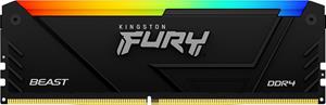 8GB (1x8GB) Kingston fury Beast rgb DDR4-3733 CL19 ram Gaming Arbeitsspeicher (KF437C19BB2A/8)