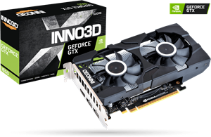 LalaShops Inno3D GeForce GTX 1650 GDDR6 Twin X2 OC - Videokaart (GPU)