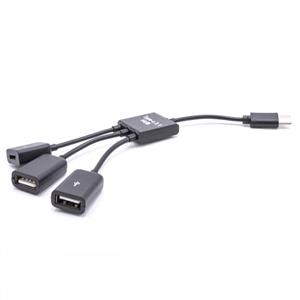 VHBW USB-C - USB-A | Hub | 0.15 meter | USB2.0 High Speed/OTG (On-The-Go) | 