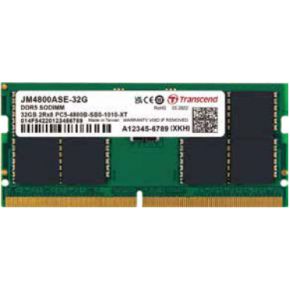 Transcend JetRAM - DDR5 - module - 32 GB - SO-DIMM 262-pin - 4800 MHz / PC5-38400 - unbuffered