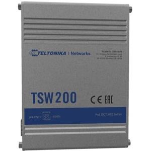Teltonika TELTONIKA TSW200 - Switch - unmanaged - 8 x 10/100/1000 + 2 x Gigab... Netzwerk-Switch