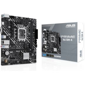 Asus PRIME H610M-K Mainboard Sockel (PC) Intel 1700 Formfaktor (Details) Micro-ATX Mainboard-Chips