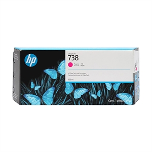 HP 738 (676M7A) inkt cartridge magenta hoge capaciteit (origineel)