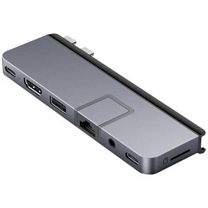 Targus Mini-Dockingstation HyperDrive DUO PRO 7-in-2 USB-C Hub Passend für Marke: Apple, Universal