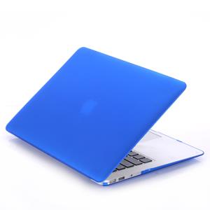 Lunso  MacBook Air 13 inch (2010-2017) - cover hoes - Mat Donkerblauw