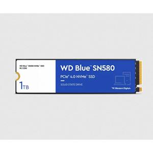 westerndigital Western Digital Blue™ SN580 1TB Interne M.2 PCIe NVMe SSD 2280 PCIe NVMe 4.0 x4 Retail WDS100T3B0E