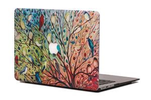 Lunso  cover hoes - MacBook Pro 15 inch (2012-2015) - Boom met Vogels