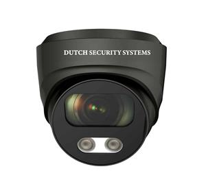 Dutch Security Systems Draadloze Beveiligingscamera - Audio Dome Camera - QHD 2K - Sony 5MP - Zwart