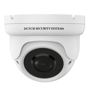 Dutch Security Systems Draadloze Beveiligingscamera - Dome Camera - QHD 2K - Sony 5MP - Wit