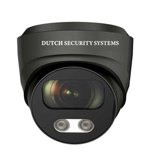 Dutch Security Systems Draadloze Beveiligingscamera - Dome Camera - UltraHD 4K - Sony 8MP - Zwart